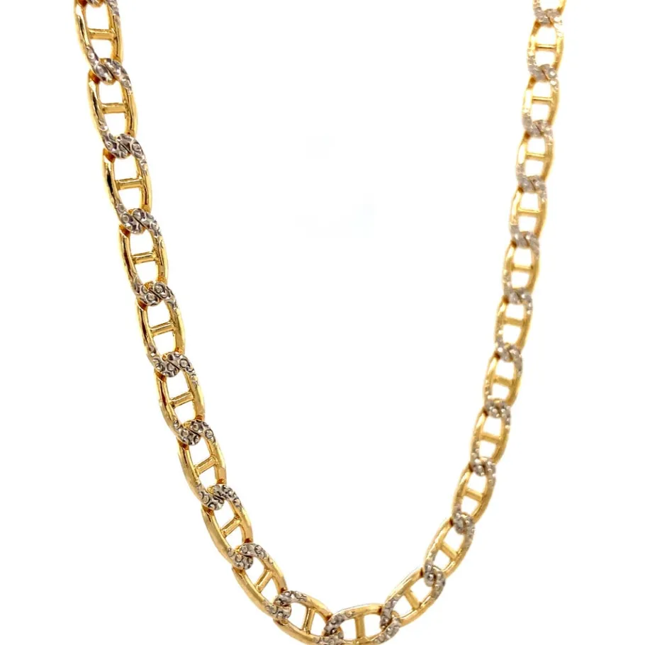 bicolour_gold_fantasy_nec_2.webp Bicolour gold fantasy necklace 14 krt>Vintage Jewellery Online