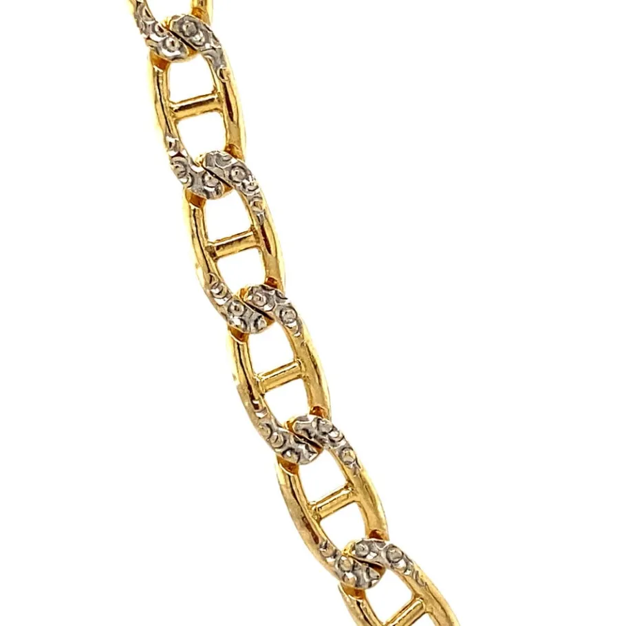 bicolour_gold_fantasy_nec_3.webp Bicolour gold fantasy necklace 14 krt>Vintage Jewellery Online