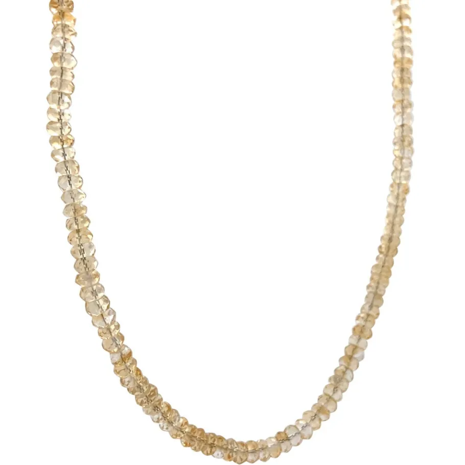 citrine_necklace_with_gol_2.webp Citrine necklace with gold clasp 14 krt>Vintage Jewellery Sale