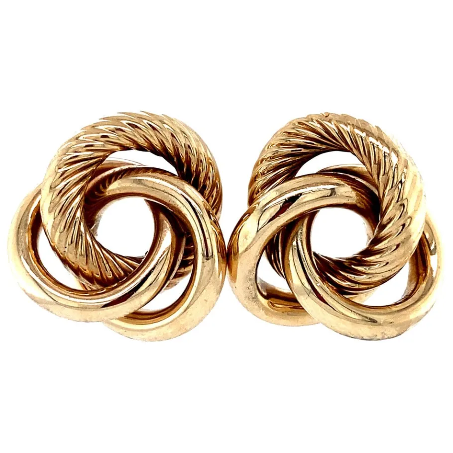 Fantasy ear studs 9 krt>Vintage Jewellery Discount