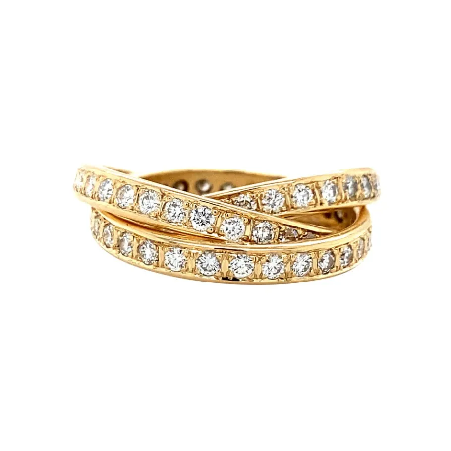 gold_alliance_ring_with_d_3.webp Gold alliance ring with diamonds 14 krt>Vintage Jewellery Clearance