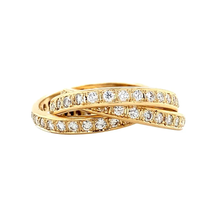 gold_alliance_ring_with_d_4.webp Gold alliance ring with diamonds 14 krt>Vintage Jewellery Clearance
