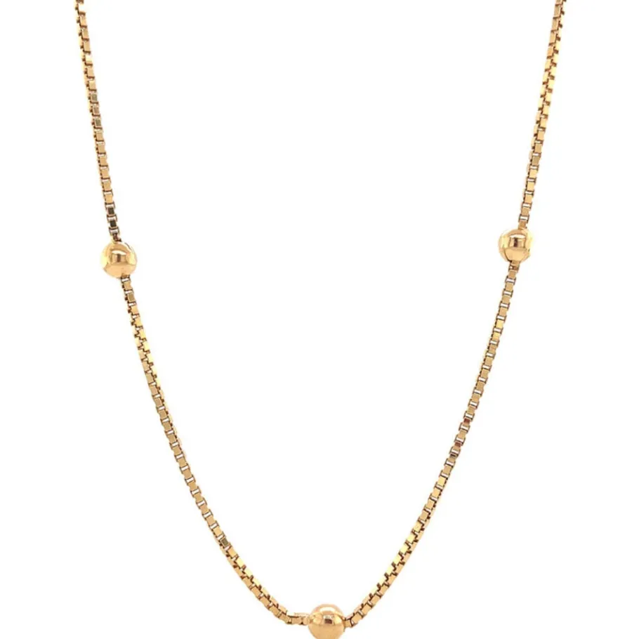 Gold balls venetian necklace 18 krt>Vintage Jewellery Hot