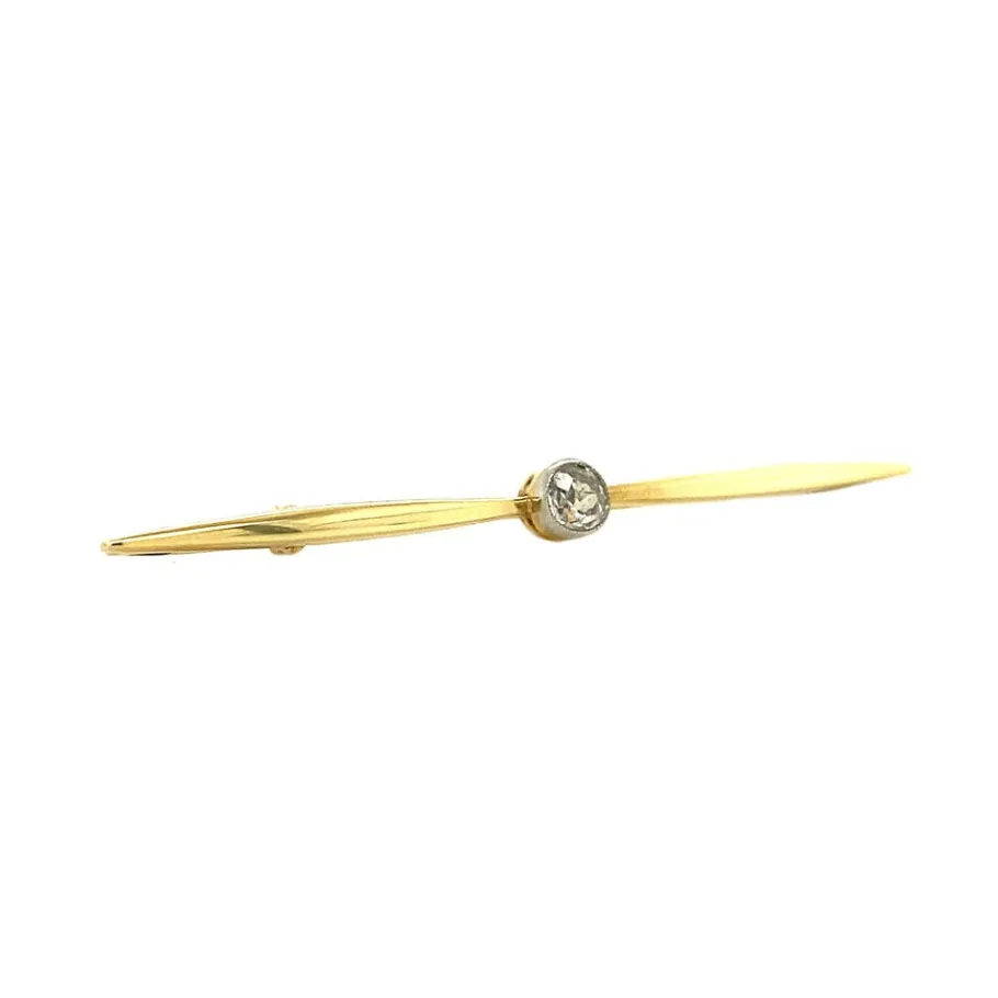 gold_brooch_with_diamonds_2-4.webp Gold brooch with diamonds 14 krt>Vintage Jewellery New