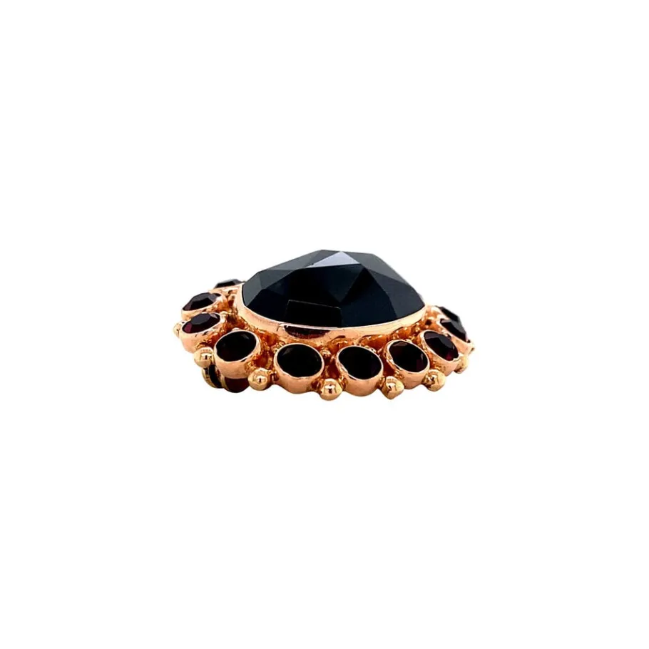 gold_brooch_with_garnet___3.webp Gold brooch with garnet 14 krt>Vintage Jewellery Clearance