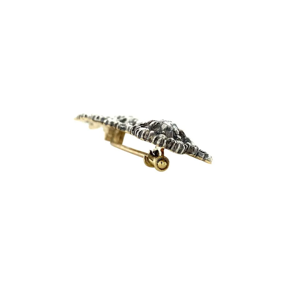 gold_brooch_with_rose_dia_3.webp Gold brooch with rose diamond 14 krt/925>Vintage Jewellery Outlet