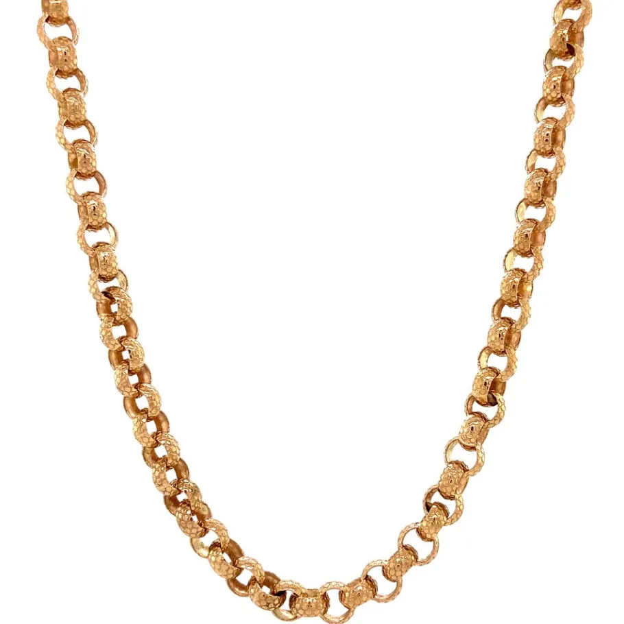 Gold cable necklace 18 krt>Vintage Jewellery Clearance