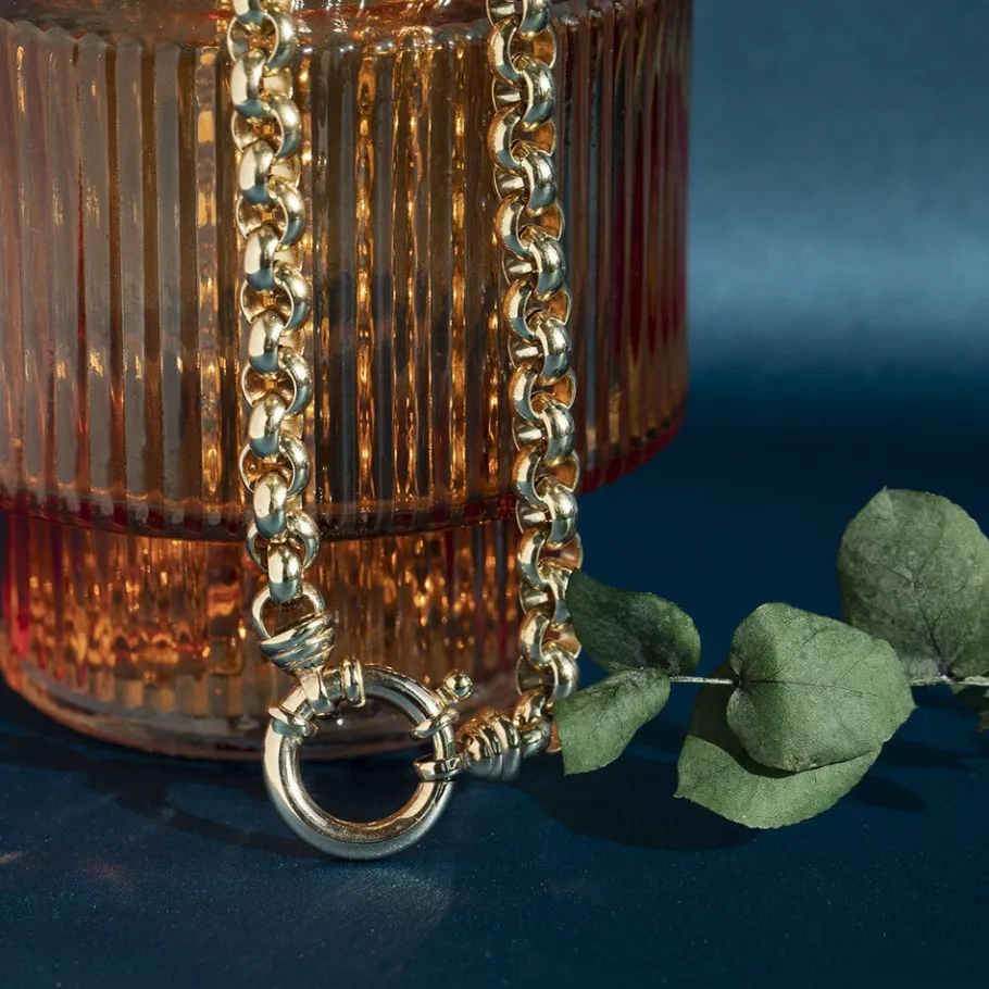 Gold cable necklace 14 krt>Vintage Jewellery Hot