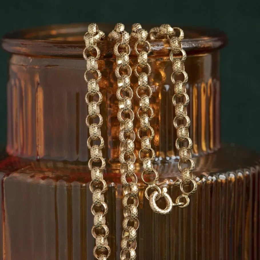 Gold cable necklace 18 krt>Vintage Jewellery Clearance