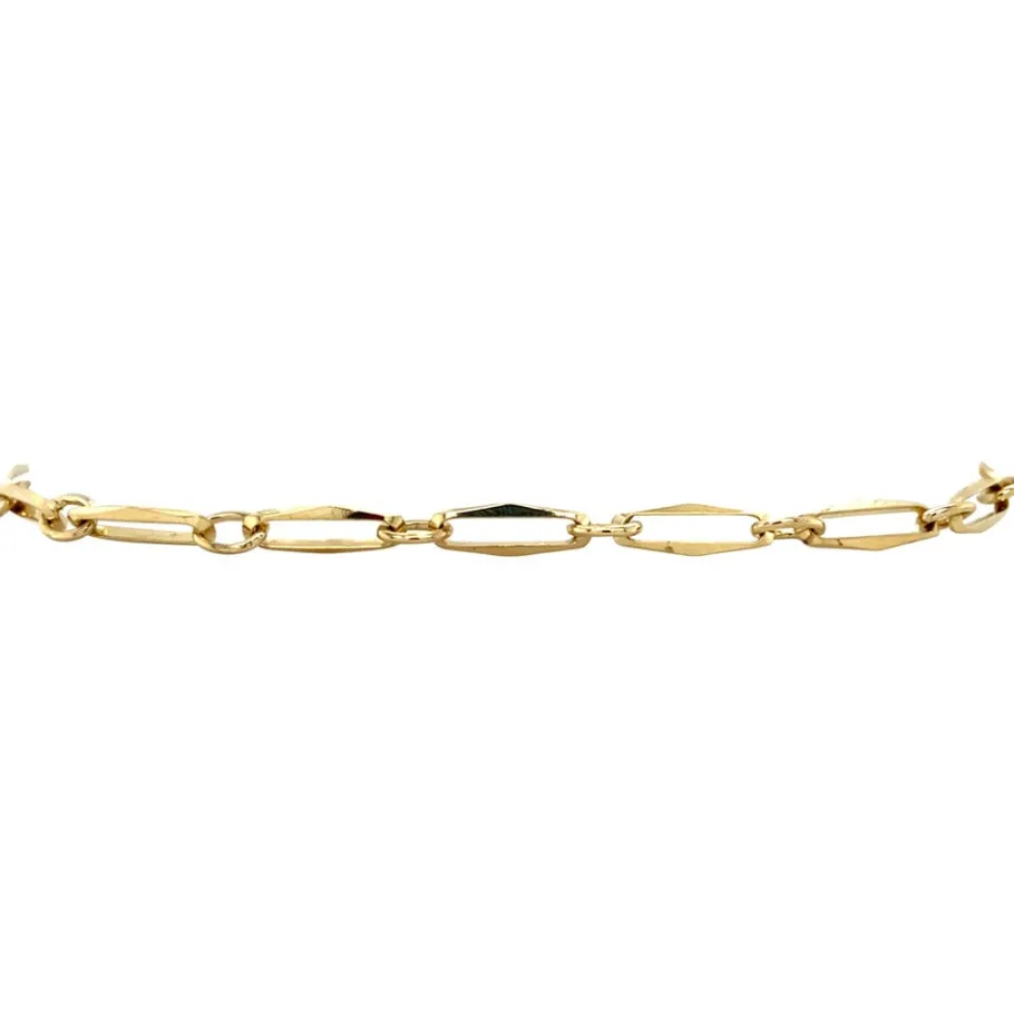 Gold Closed for ever bracelet 14 krt>Vintage Jewellery Outlet