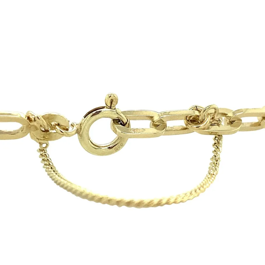gold_closed_forever_brace_4.webp Gold closed forever bracelet 14 krt>Vintage Jewellery Clearance