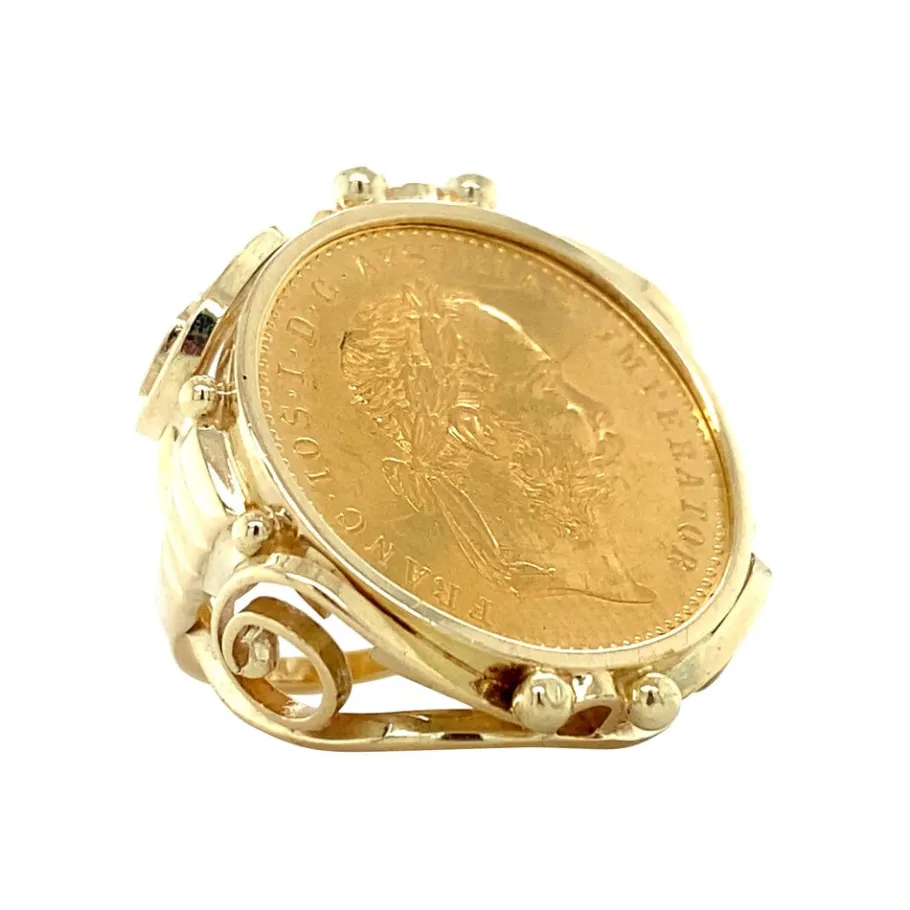 gold_coin_ring__krt_2.webp Gold coin ring 14 krt>Vintage Jewellery Discount