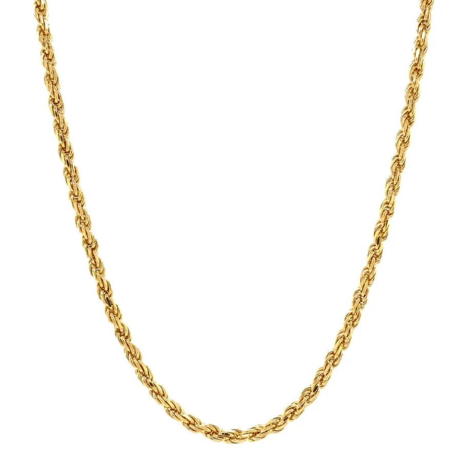 Gold cord necklace 14 krt>Vintage Jewellery Discount