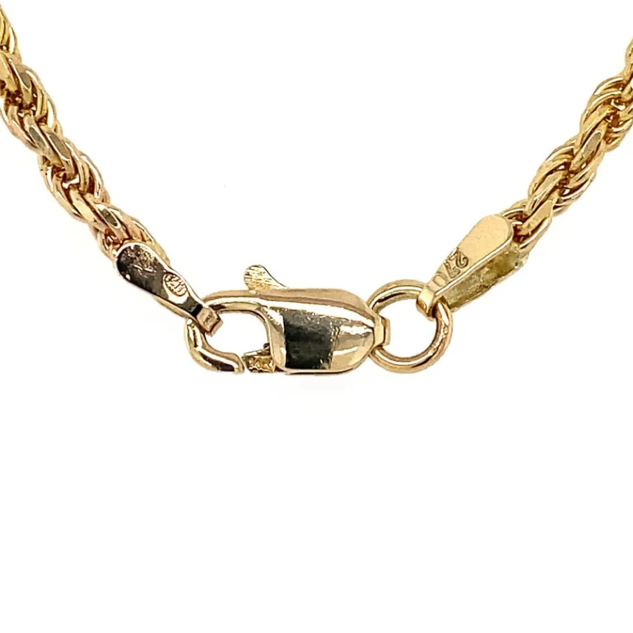 gold_cord_necklace__krt_4.webp Gold cord necklace 14 krt>Vintage Jewellery Discount
