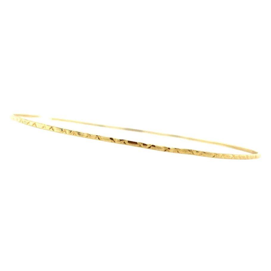 Gold crafted tinkle bracelet 14 krt>Vintage Jewellery Outlet