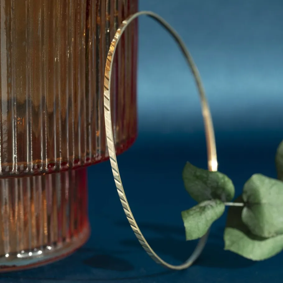 Gold crafted tinkle bracelet 14 krt>Vintage Jewellery Outlet