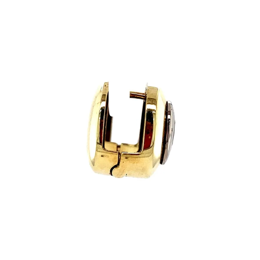 gold_creoles_with_sapphir_3.webp Gold creoles with sapphire 14 krt>Vintage Jewellery Discount