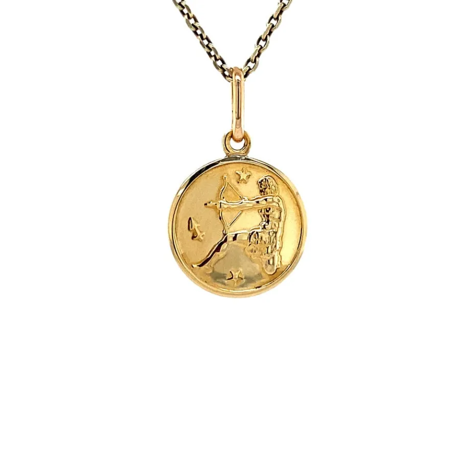 Gold cupid pendant 18 krt>Vintage Jewellery Fashion