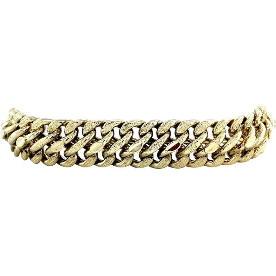 gold_curb_bracelet__krt_2.webp Gold curb bracelet 14 krt>Vintage Jewellery Hot