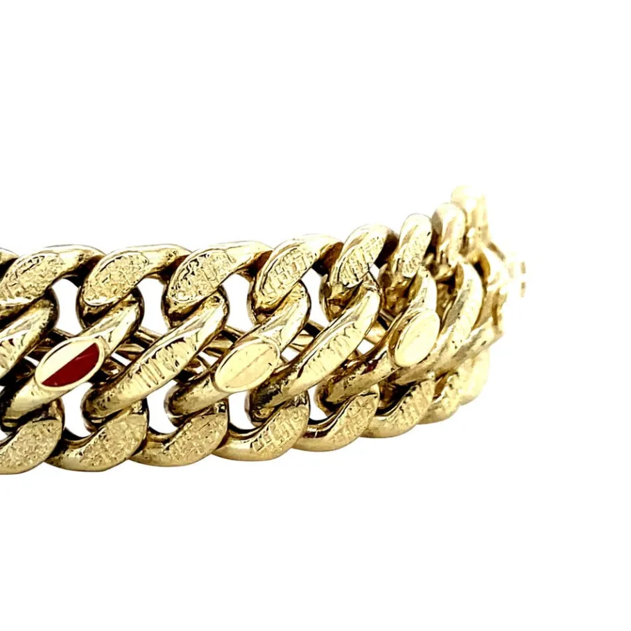 gold_curb_bracelet__krt_3.webp Gold curb bracelet 14 krt>Vintage Jewellery Hot