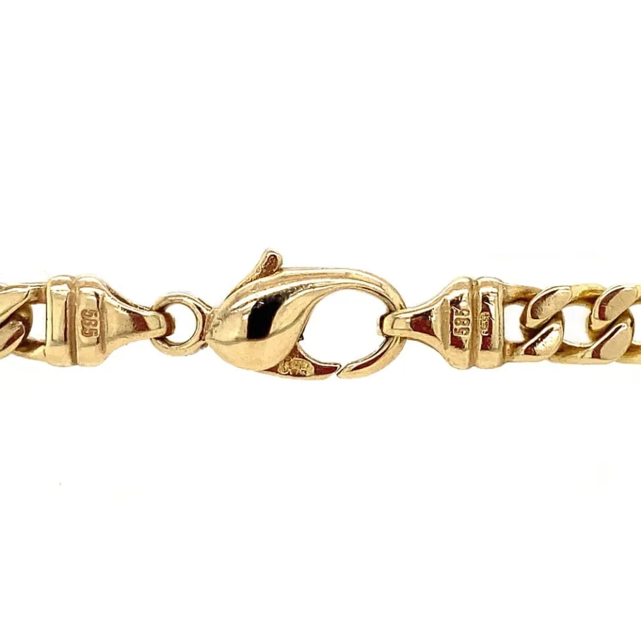 gold_curb_bracelet__krt_4-3.webp Gold curb bracelet 14 krt>Vintage Jewellery Hot