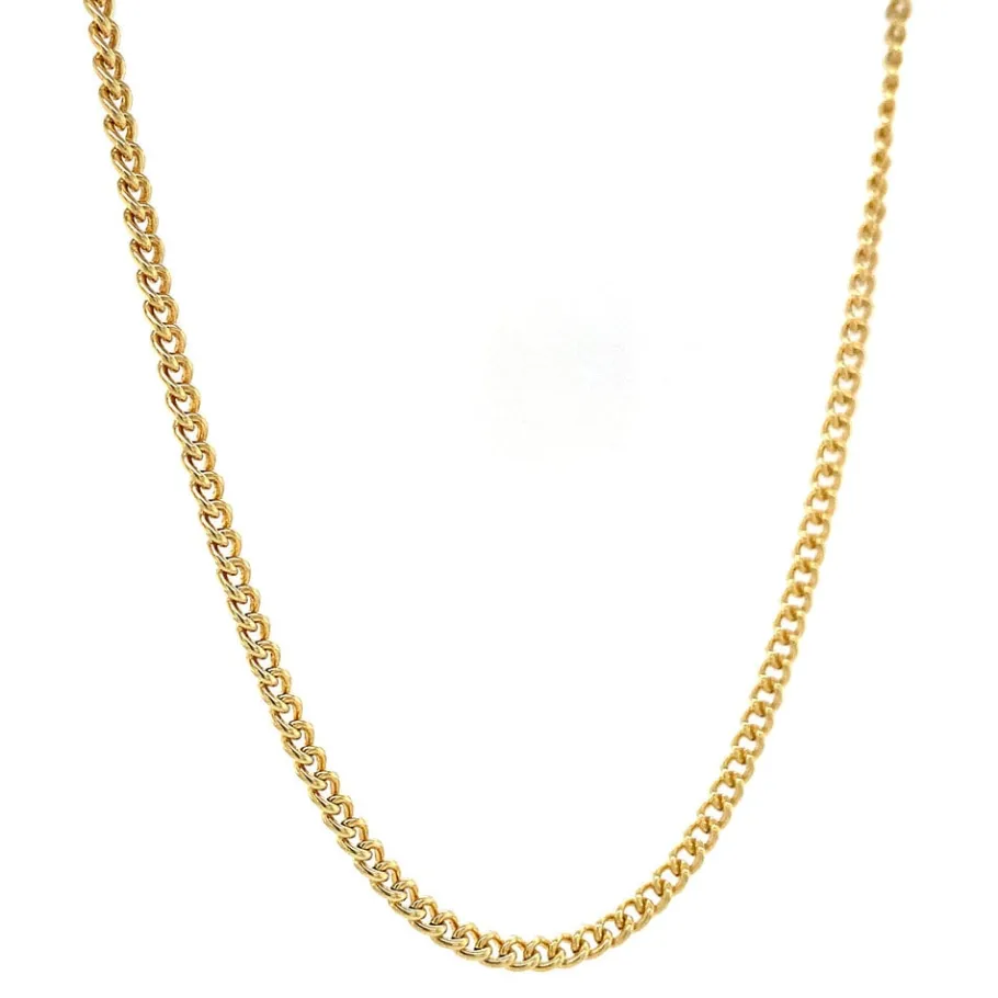 gold_curb_length_necklace_2-6.webp Gold curb length necklace 14 krt>Vintage Jewellery Sale
