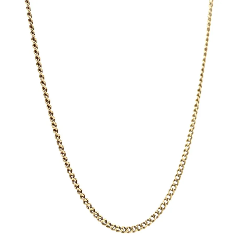 gold_curb_length_necklace_2-7.webp Gold curb length necklace 14 krt>Vintage Jewellery Fashion
