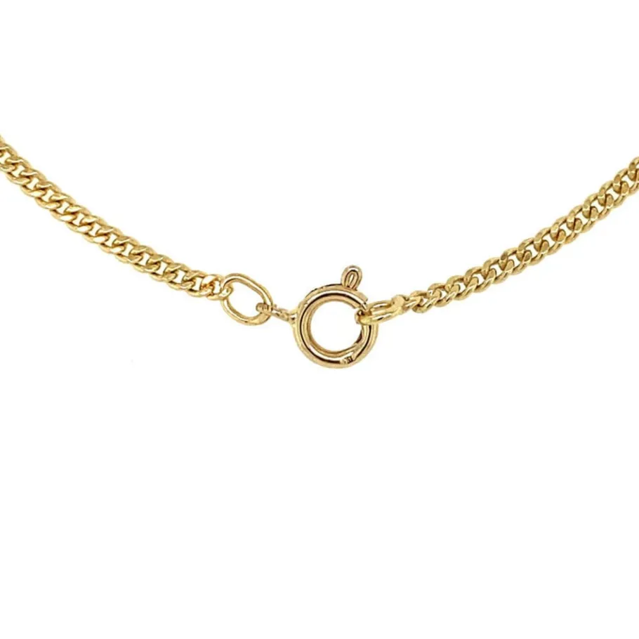 gold_curb_length_necklace_4-5.webp Gold curb length necklace 14 krt>Vintage Jewellery Outlet