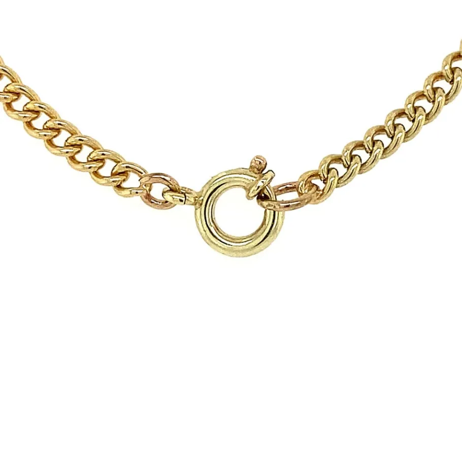 gold_curb_length_necklace_4-6.webp Gold curb length necklace 14 krt>Vintage Jewellery Sale