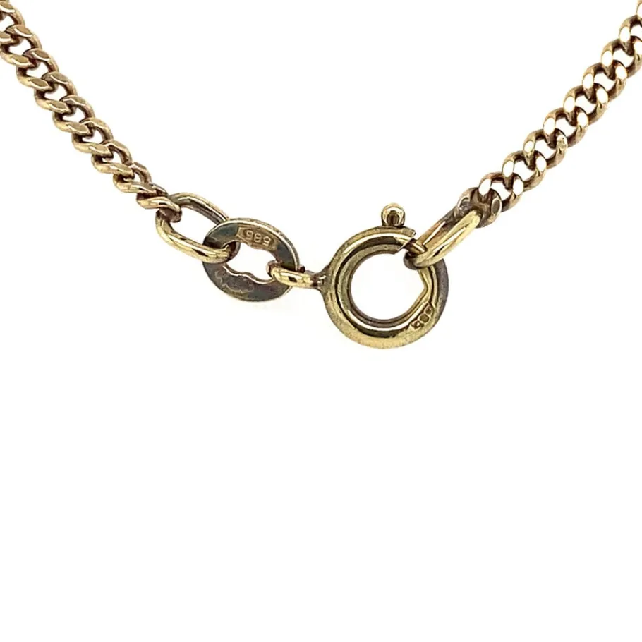 gold_curb_length_necklace_4-7.webp Gold curb length necklace 14 krt>Vintage Jewellery Fashion