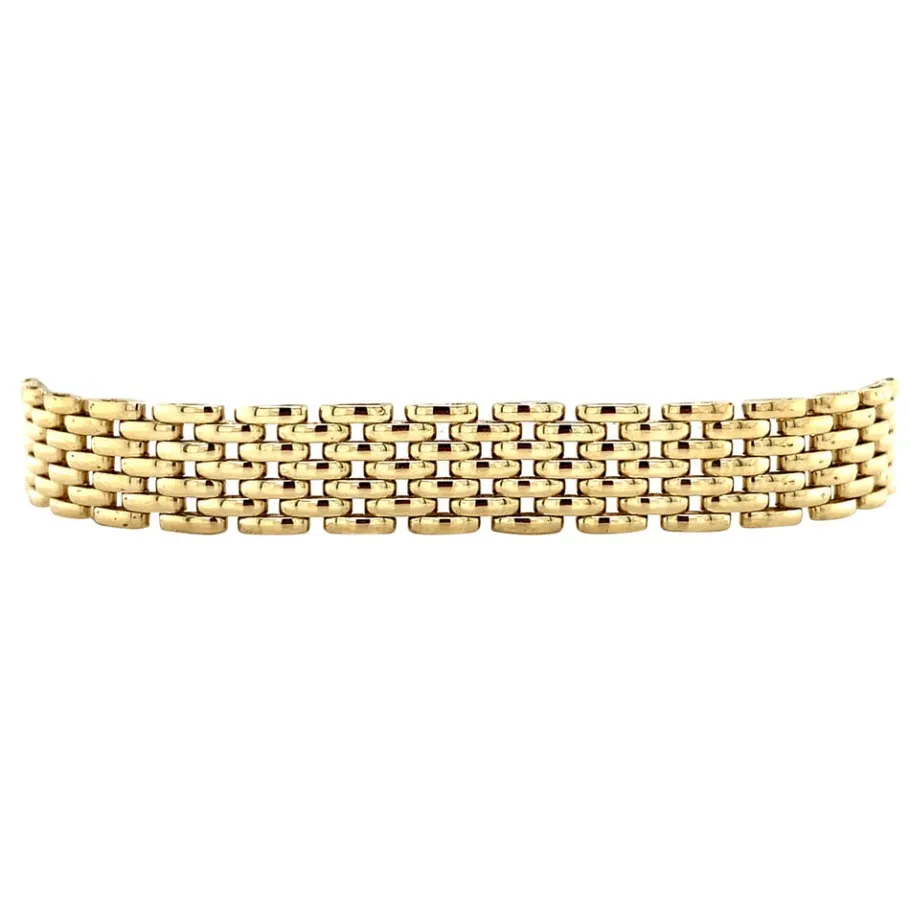 Gold fantasy bracelet 14 krt>Vintage Jewellery New