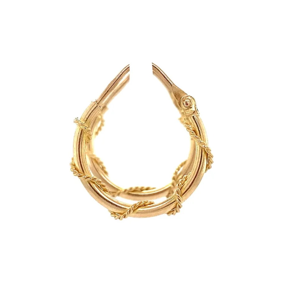 gold_fantasy_earrings__kr_3.webp Gold fantasy earrings 14 krt>Vintage Jewellery Discount