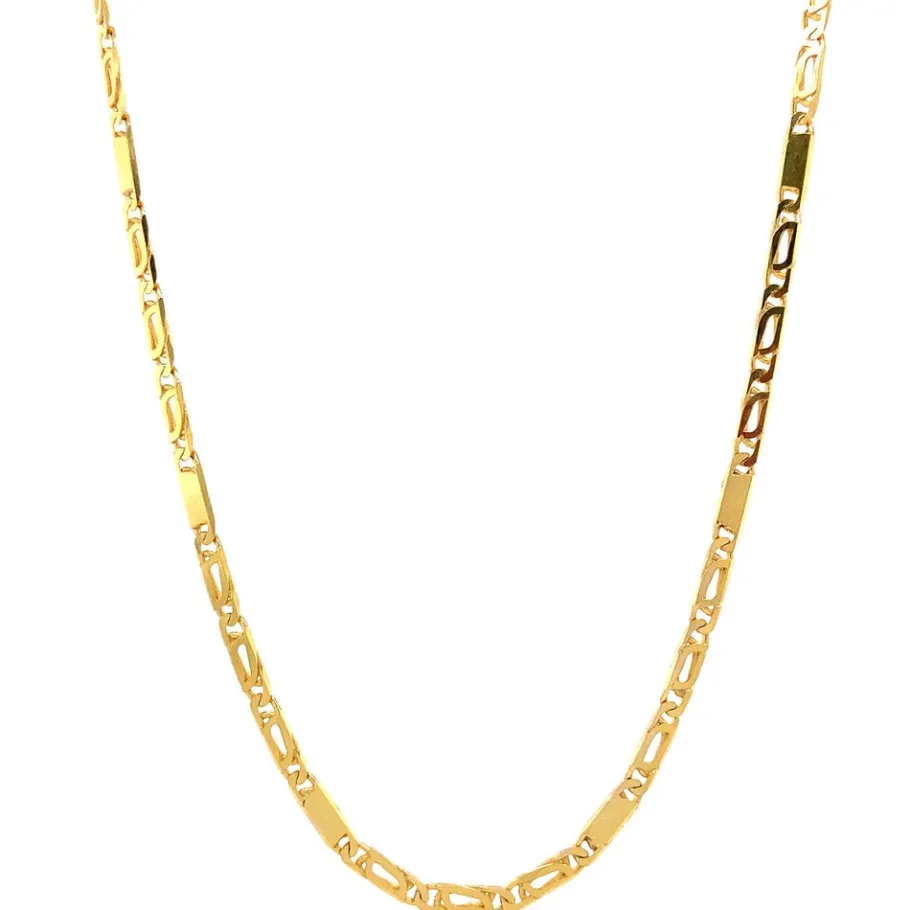 Gold fantasy necklace 14 krt>Vintage Jewellery Hot