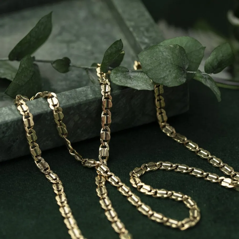 Gold fantasy necklace 14 krt>Vintage Jewellery Discount
