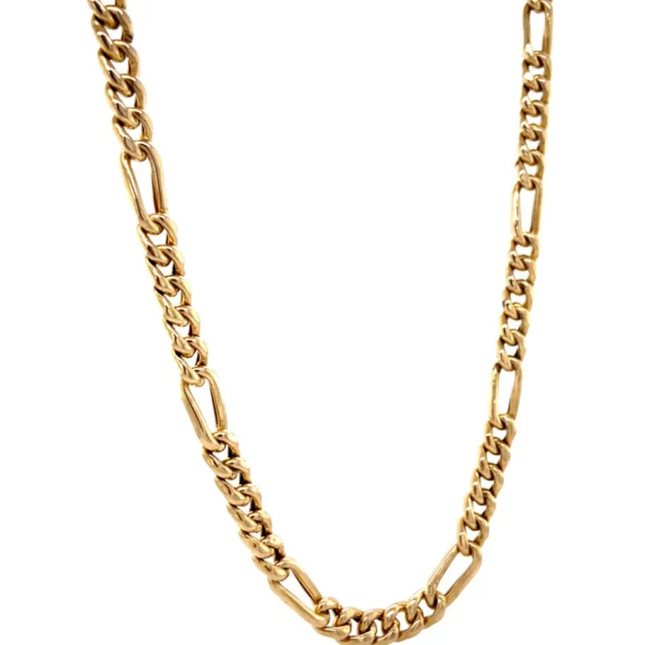 gold_figaro_necklace__krt_2.webp Gold figaro necklace 14 krt>Vintage Jewellery Fashion