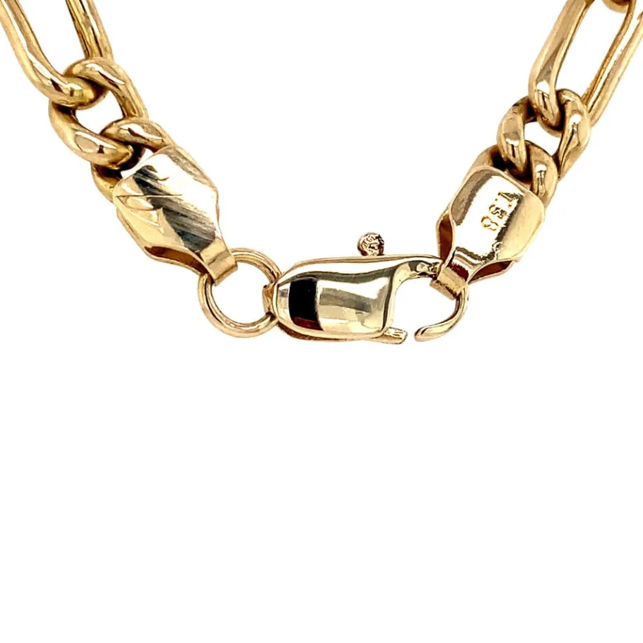 gold_figaro_necklace__krt_4.webp Gold figaro necklace 14 krt>Vintage Jewellery Fashion