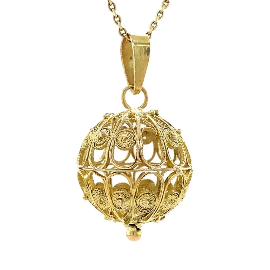 gold_filigree_pendant__kr_2.webp Gold filigree pendant 14 krt>Vintage Jewellery Best