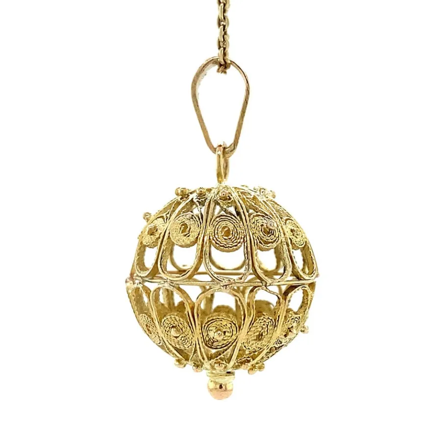 gold_filigree_pendant__kr_3.webp Gold filigree pendant 14 krt>Vintage Jewellery Best