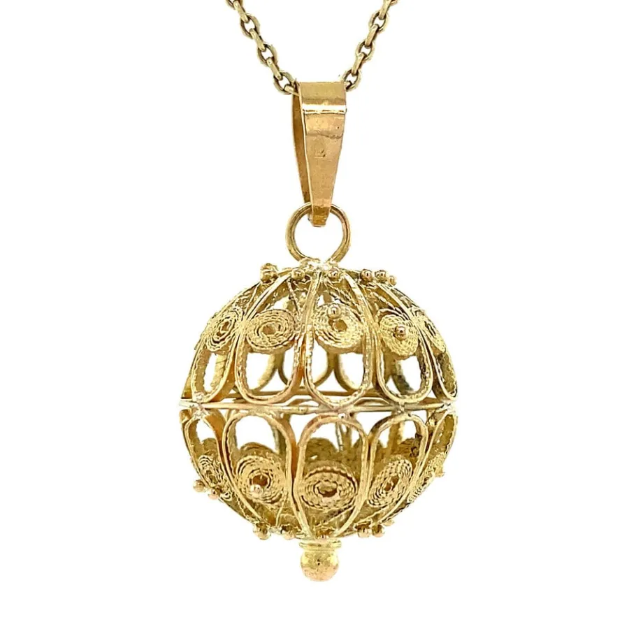 gold_filigree_pendant__kr_4.webp Gold filigree pendant 14 krt>Vintage Jewellery Best