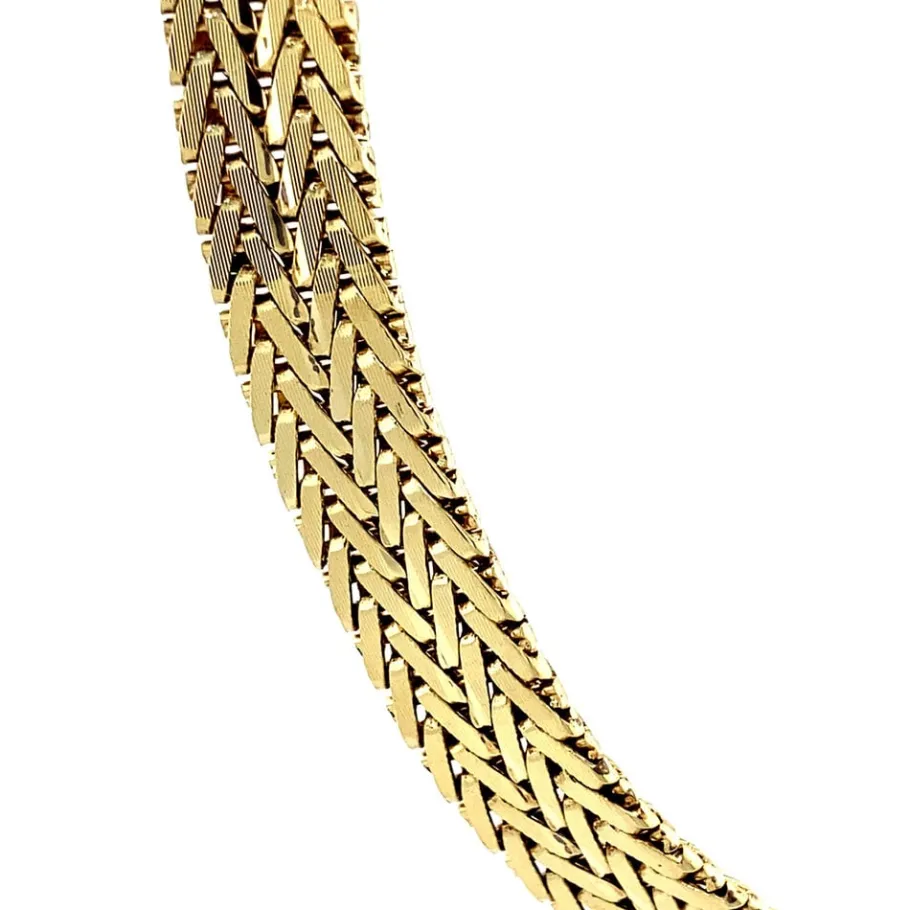 gold_foxtail_necklace__kr_3.webp Gold foxtail necklace 14 krt>Vintage Jewellery Clearance