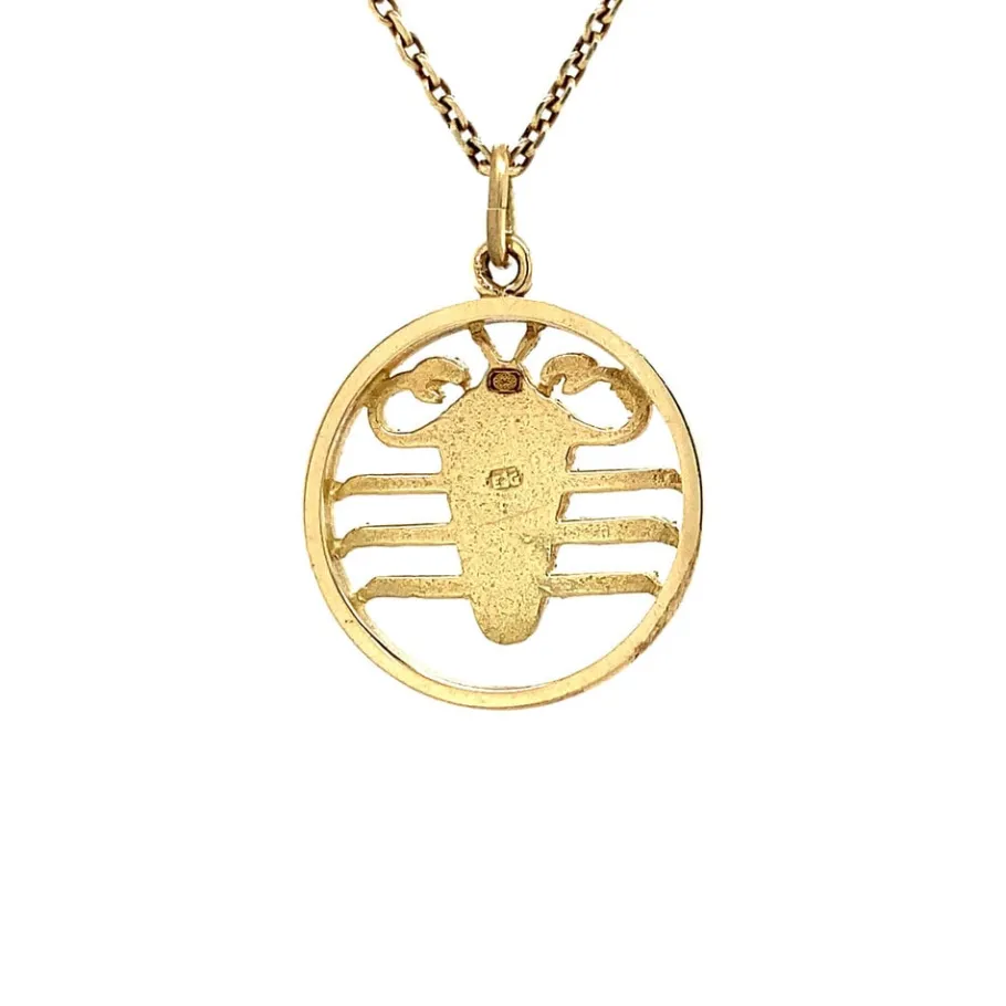 gold_lobster_pendant__krt_4.webp Gold lobster pendant 14 krt>Vintage Jewellery Outlet