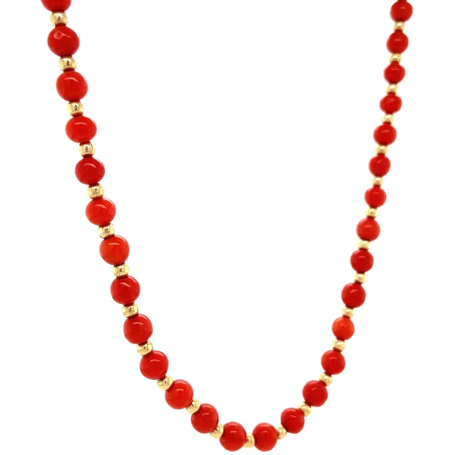 gold_necklace_with_blood__2.webp Gold necklace with blood coral 14 krt>Vintage Jewellery Hot