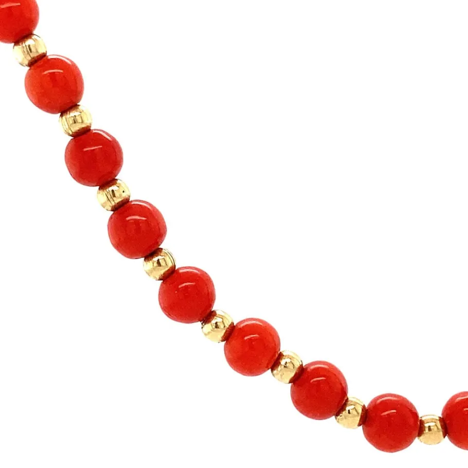 gold_necklace_with_blood__3.webp Gold necklace with blood coral 14 krt>Vintage Jewellery Hot