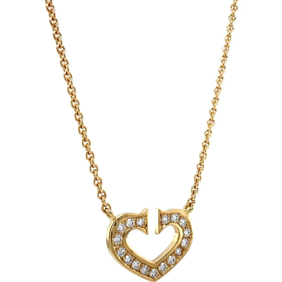 gold_necklace_with_diamon_2-1.webp Gold necklace with diamond pendant 14 krt>Vintage Jewellery Sale