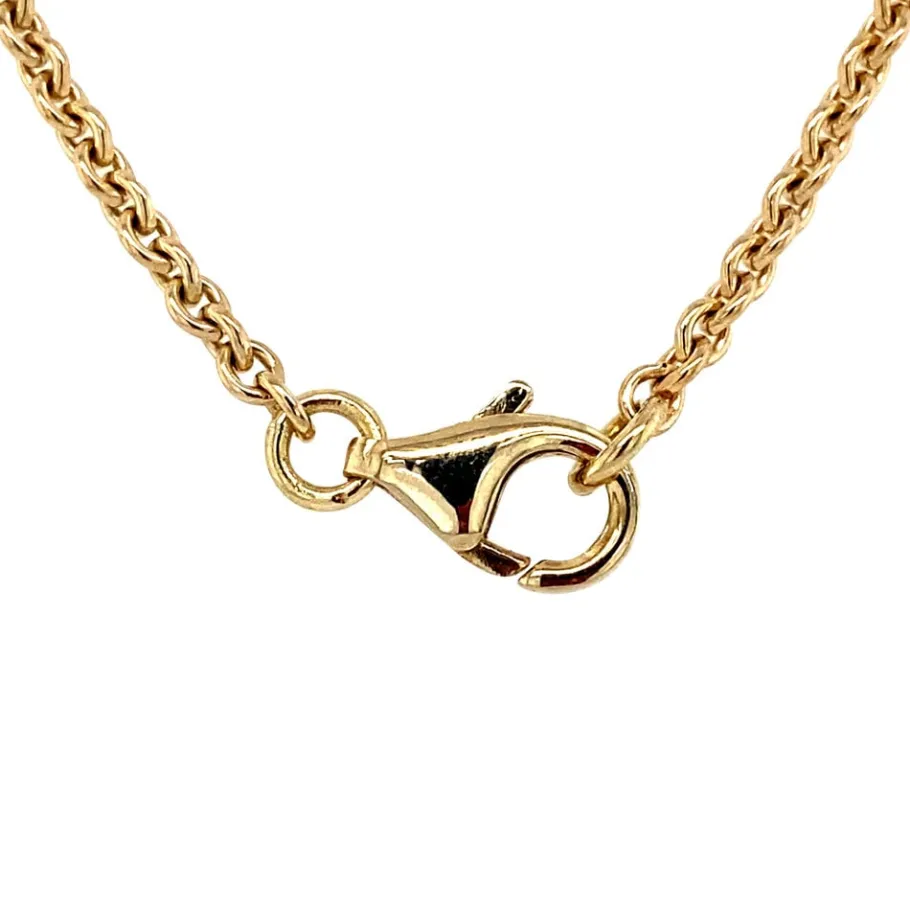 gold_necklace_with_diamon_4-1.webp Gold necklace with diamond pendant 14 krt>Vintage Jewellery Sale