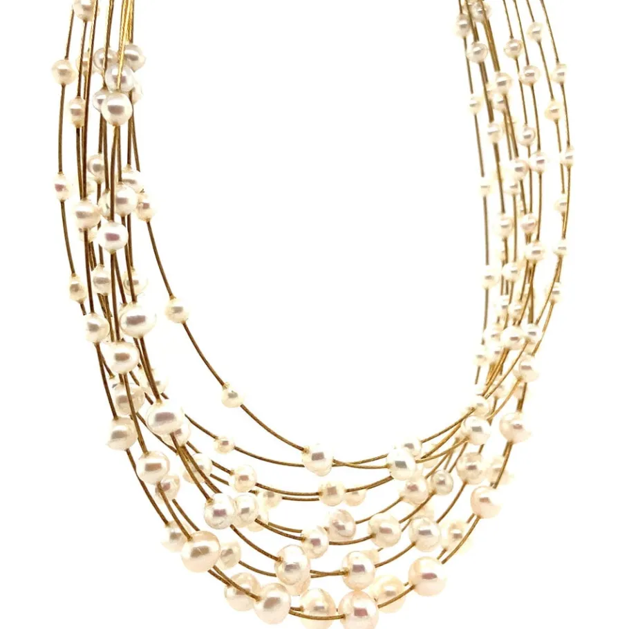 gold_necklace_with_pearl__2.webp Gold necklace with pearl 14 krt>Vintage Jewellery Best