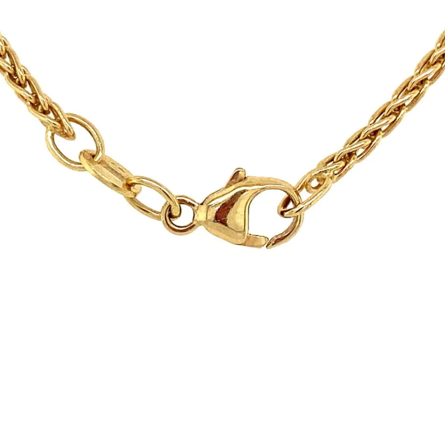 gold_necklace_with_ruby_a_4.webp Gold necklace with ruby and diamond pendant 18 krt>Vintage Jewellery Hot