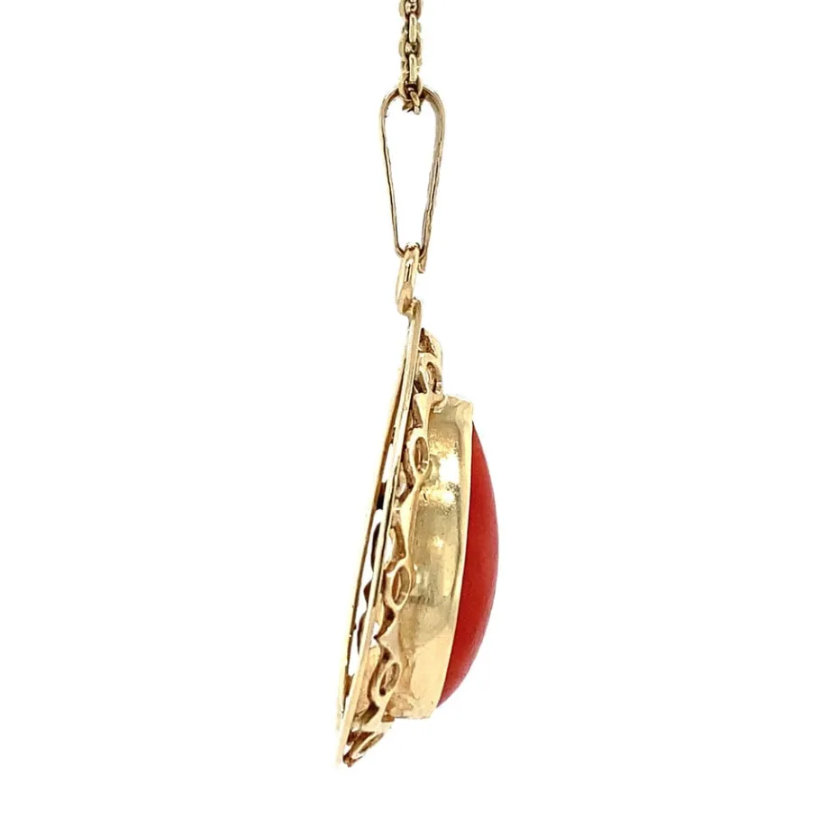 gold_pendant_with_blood_c_3-14.webp Gold pendant with blood coral 14 krt>Vintage Jewellery New