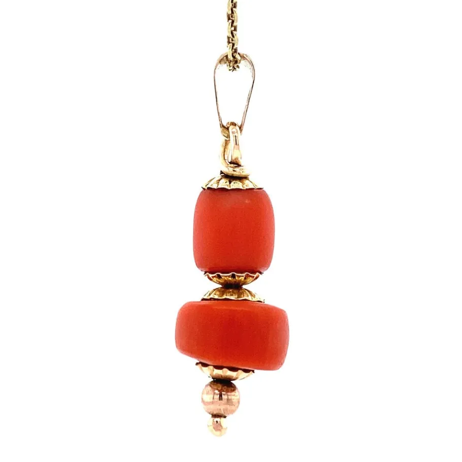 gold_pendant_with_blood_c_3-16.webp Gold pendant with blood coral 14 krt>Vintage Jewellery Outlet