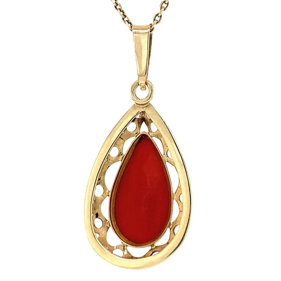 gold_pendant_with_blood_c_4-14.webp Gold pendant with blood coral 14 krt>Vintage Jewellery New